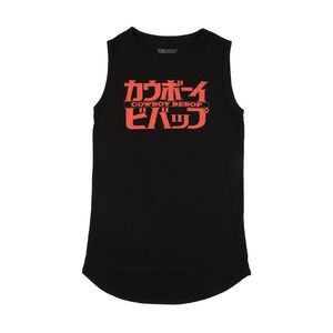 3/$15 Cowboy Bebop Kanji Logo Crew Neck Sleeveless Women's